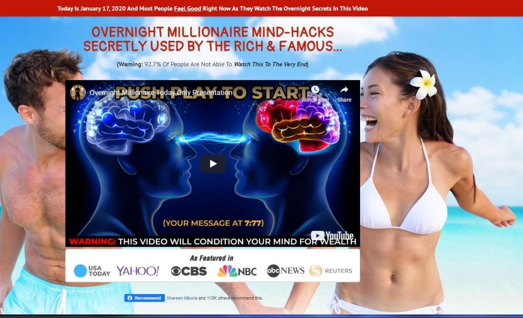 Image result for overnight millionaire mindset